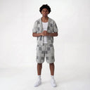 Checkered Knit Set