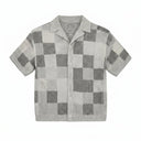 Checkered Knit Set