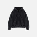 Zip Hoodie "Black Oversized"