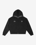 Zip Hoodie "Ash&Love"