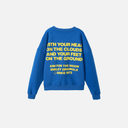 Sweatshirt "Blue Letter"