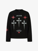 Long Sleeve T-Shirt "Letter Cross"