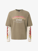 Long Sleeve T-Shirt "Gradient Letters"