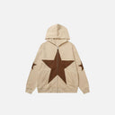 Zip Hoodie "Star Graphic"