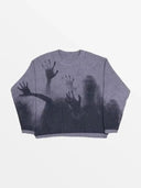Knit Sweater "Scary"