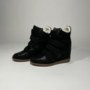 High-Top Wedge Sneakers