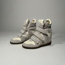 High-Top Wedge Sneakers