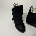High-Top Wedge Sneakers