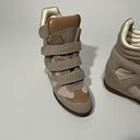 High-Top Wedge Sneakers