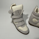 High-Top Wedge Sneakers