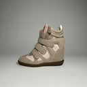 High-Top Wedge Sneakers