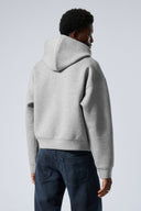 Scuba-Effect Hooded Jacket