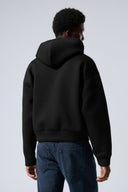 Scuba-Effect Hooded Jacket