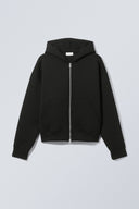 Scuba-Effect Hooded Jacket