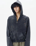 Zip Hoodie "Rhinestone"