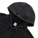Zip Hoodie "Black Oversized"