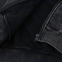 Zip Hoodie "Black Oversized"