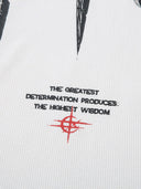 Long Sleeve T-Shirt "Letter Cross"