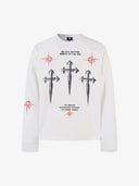 Long Sleeve T-Shirt "Letter Cross"