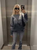 Knit Sweater "Scary"