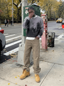 Knit Sweater "Scary"
