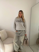 Knit Sweater "Made"