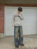 Knit Sweater "Made"