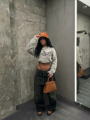 Knit Sweater "Made"