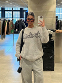 Knit Sweater "Made"