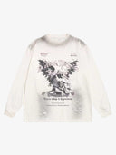 Long Sleeve T-Shirt "Distressed Hole"