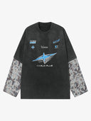 Long Sleeve T-Shirt "Washed Racing"