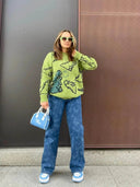 Sweatshirt "Dinosaur Print"