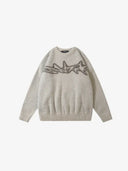 Knit Sweater "Made"